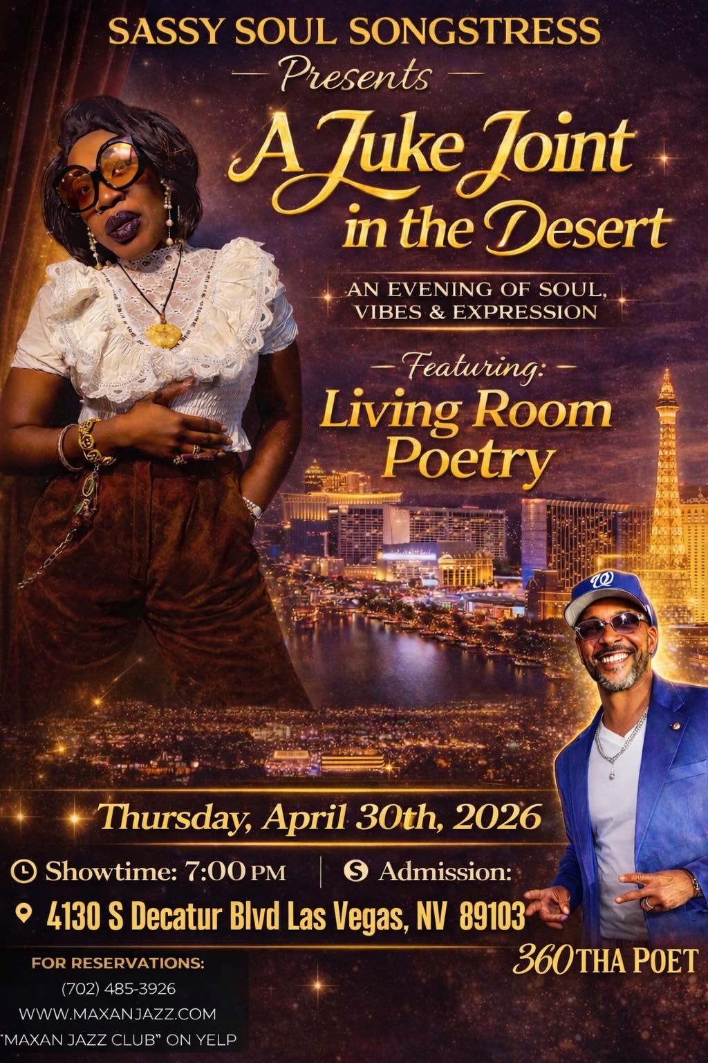 Sassy Juke Joint Desert flyer