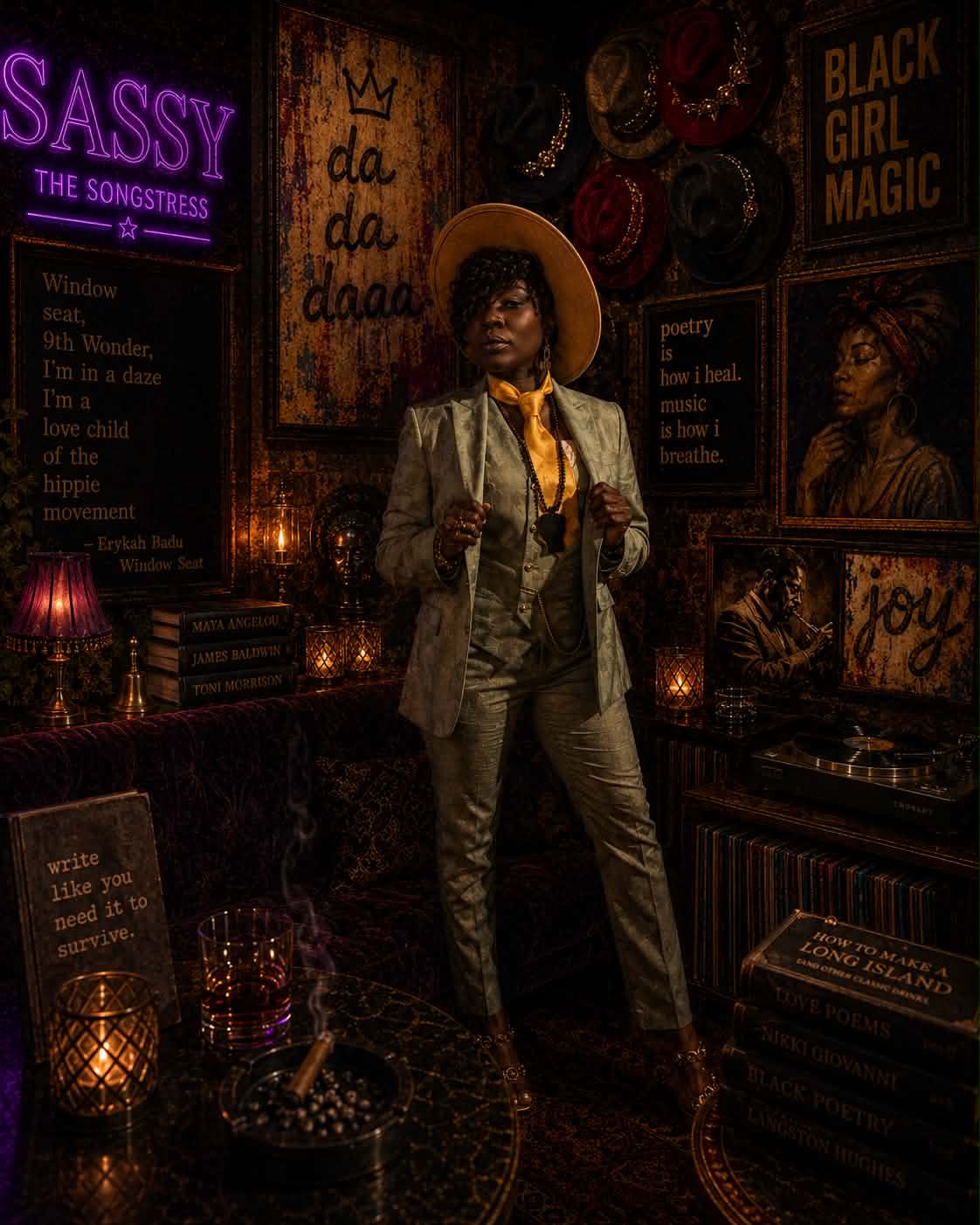 Sassy editorial portrait